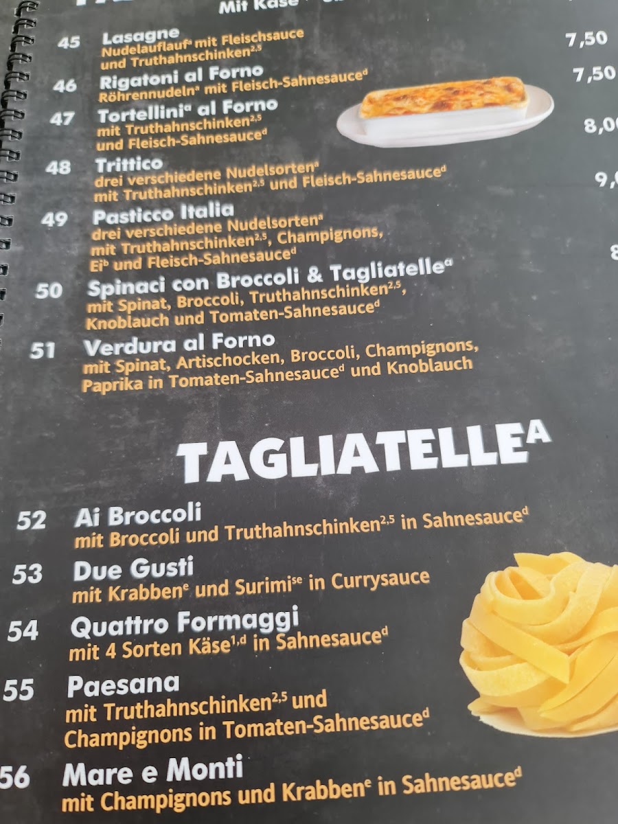 Menu Pizzeria Italia-1
